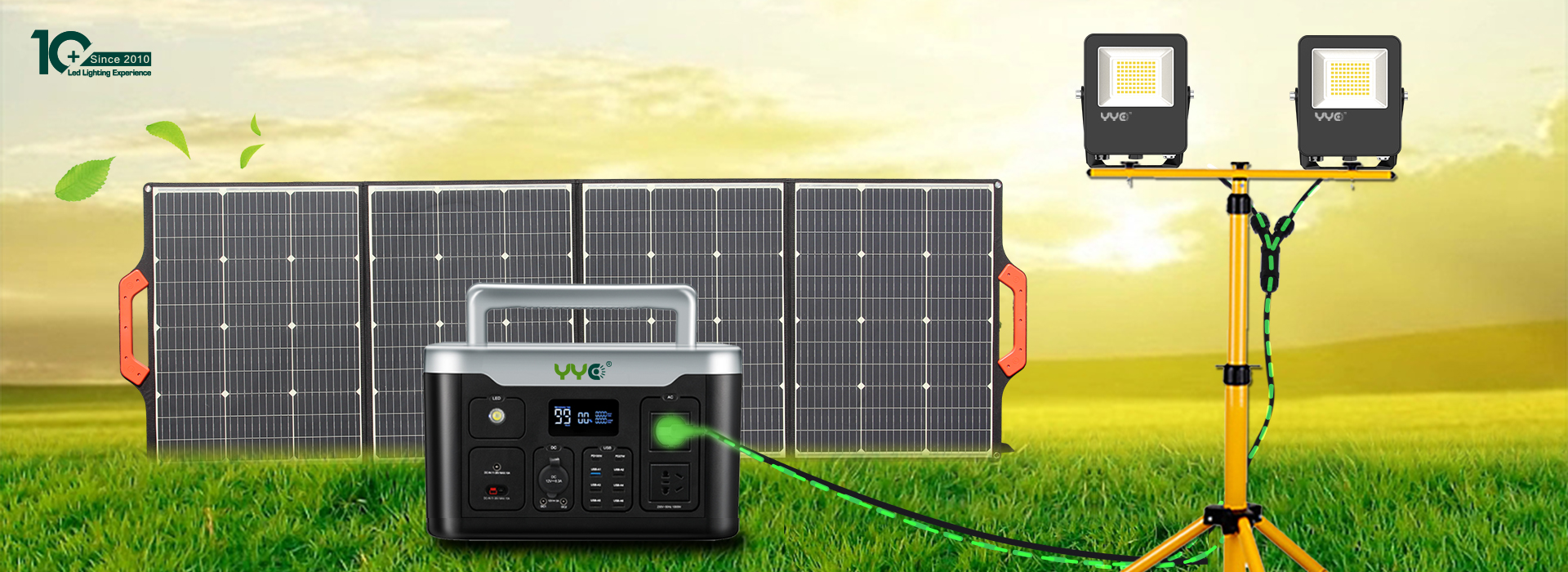 Portable Power Station And Lighting System